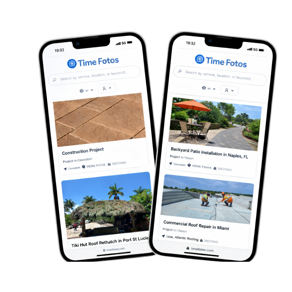 Time Fotos App Interface
